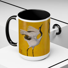 Load image into Gallery viewer, "Dancing Crane I" Accent Coffee Mug 15 oz