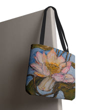 Load image into Gallery viewer, "Egyptian Lotus" Artwork Tote Bag by London Wilde