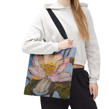 Load image into Gallery viewer, "Egyptian Lotus" Artwork Tote Bag by London Wilde
