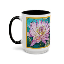 Load image into Gallery viewer, "Eternal Lotus" Artwork Coffee Mug 15 oz by London Wilde
