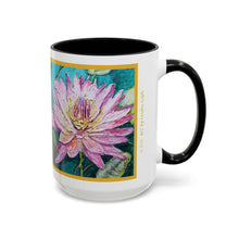 Load image into Gallery viewer, "Eternal Lotus" Artwork Coffee Mug 15 oz by London Wilde