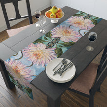 Load image into Gallery viewer, "Fire Lotus" Artwork Table Runner by London Wilde