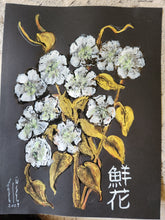 Load image into Gallery viewer, "Fresh Flowers" Original 9 x 12 Ink Painting