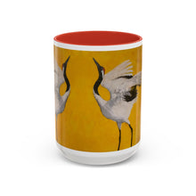 Load image into Gallery viewer, "Dancing Crane I" Accent Coffee Mug 15 oz