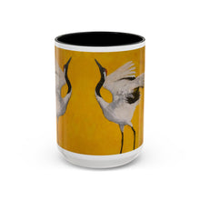 Load image into Gallery viewer, "Dancing Crane I" Accent Coffee Mug 15 oz