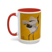 Load image into Gallery viewer, "Dancing Crane I" Accent Coffee Mug 15 oz