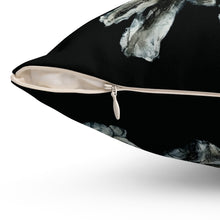 Load image into Gallery viewer, "Night Flowers" Square Accent Pillow