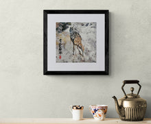 Load image into Gallery viewer, "Sandpiper Golden Shore" Sandpiper Bird Art Framed Print