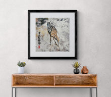 Load image into Gallery viewer, "Sandpiper Golden Shore" Sandpiper Bird Art Framed Print