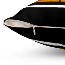 Load image into Gallery viewer, "Dancing Crane I" Square Accent Pillow