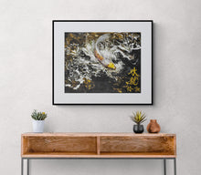 Load image into Gallery viewer, "Water Dragon" Koi Fish Art Print Framed 20x16