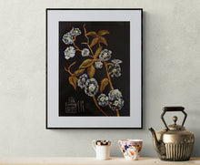 Load image into Gallery viewer, "Wednesday Blossoms III" Framed Print 11.7 x 16.5