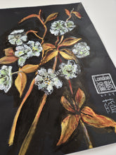 Load image into Gallery viewer, "Wednesday Blossoms I" Original Painting 11.7x16.5