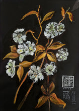 Load image into Gallery viewer, "Wednesday Blossoms I" Original Painting 11.7x16.5