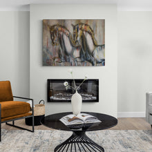 Load image into Gallery viewer, "Heavenly Conquerors" Ancient Horses Canvas Print by London Wilde