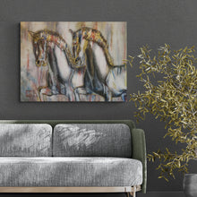 Load image into Gallery viewer, "Heavenly Conquerors" Ancient Horses Canvas Print by London Wilde