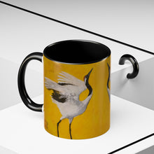 Load image into Gallery viewer, &quot;Dancing Crane I&quot; Accent Coffee Mug 11 oz
