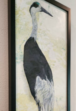 Load image into Gallery viewer, &quot;Spring Crane I&quot; Original Painting 12x24
